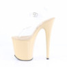 Pleaser FLAMINGO-808 Cream Platform Pole Dance Shoes