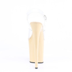 Pleaser FLAMINGO-808 Cream Platform Pole Dance Shoes
