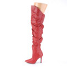 Pleaser CLASSIQUE-3011 Red Vegan Leather Sale Women