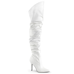 Pleaser CLASSIQUE-3011 White Vegan Leather Sale Women
