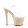 Pleaser SKY-308 Transparent Cream Sale Women