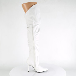 Pleaser CLASSIQUE-3011 White Vegan Leather Sale Women