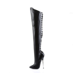 Devious DAGGER-3060 Black Vegan Sale Women