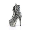 Pleaser ADORE-1020SPWR Black Snake Print Sale Women