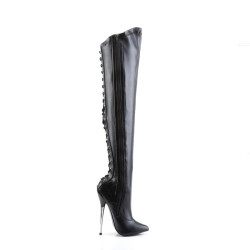 Devious DAGGER-3060 Black Vegan Sale Women