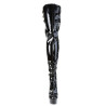 Pleaser DELIGHT-3055 Black Patent Sale Women
