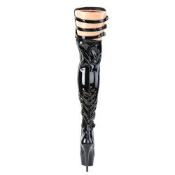 Pleaser DELIGHT-3055 Black Patent Sale Women