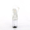 Pleaser FLAMINGO-808 Transparent Platform Pole Dance Shoes
