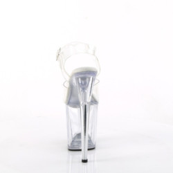 Pleaser FLAMINGO-808 Transparent Platform Pole Dance Shoes
