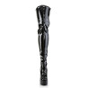 Pleaser ELECTRA-3000Z Patent Platform Thigh High Boots