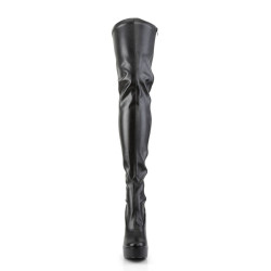 Pleaser ELECTRA-3000Z Vegan Platform Thigh High Boots