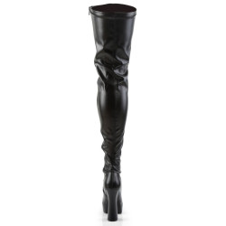 Pleaser ELECTRA-3000Z Vegan Platform Thigh High Boots