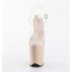 Pleaser FLAMINGO-808 Nude Platform Pole Dance Shoes
