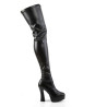 Pleaser ELECTRA-3000Z Vegan Platform Thigh High Boots