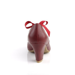 Pin Up Couture WIGGLE-32 Burgundy Vegan Leather Sale