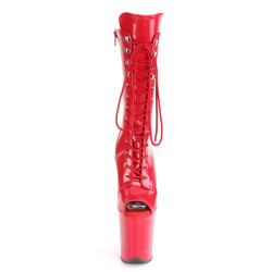 Pleaser FLAMINGO-1051 Red Patent Sale Women