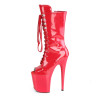 Pleaser FLAMINGO-1051 Red Patent Sale Women