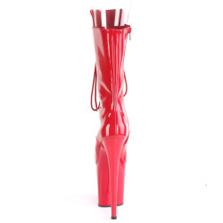 Pleaser FLAMINGO-1051 Red Patent Sale Women