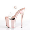 Pleaser FLAMINGO-808 Rose Gold Platform Pole Dance Shoes