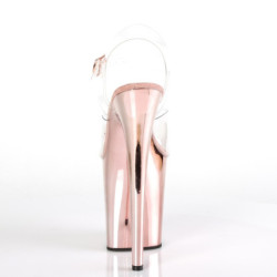 Pleaser FLAMINGO-808 Rose Gold Platform Pole Dance Shoes