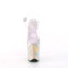 Pleaser FLAMINGO-808CRF Transparent Lavender Glitter