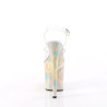 Pleaser FLAMINGO-808CRF Transparent Lavender Glitter