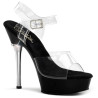 Pleaser ALLURE-608 Transparent Black Sale Women