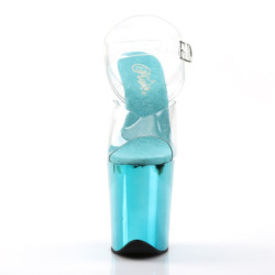 Pleaser FLAMINGO-808 Turquoise Platform Pole Dance Shoes