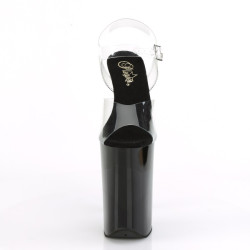 Pleaser INFINITY-908 Black Extreme Platform High Heels