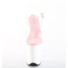 Pleaser FLAMINGO-808 Rose White Platform Pole Dance Shoes