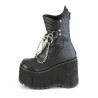 Demonia KERA-130 Black Vegan Platform Boots Women