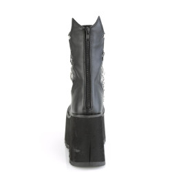 Demonia KERA-130 Black Vegan Platform Boots Women