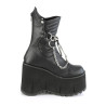 Demonia KERA-130 Black Vegan Platform Boots Women