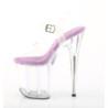 Pleaser FLAMINGO-808 Lavender Insole Platform Pole Shoes
