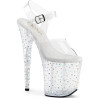 Pleaser STARDANCE-808 Silver Pole Dance High Heels Shoes