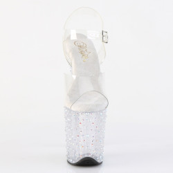 Pleaser STARDANCE-808 Silver Pole Dance High Heels Shoes