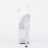Pleaser STARDANCE-808 Silver Pole Dance High Heels Shoes