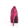 Pleaser Pink Label TEEZE-06GW Pink Glitter Pumps Men