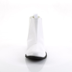Funtasma TROOPER-12 White Vegan 70s Disco Boots Men