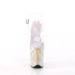 Pleaser FLAMINGO-808CRF Transparent Lavender Glitter