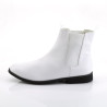 Funtasma TROOPER-12 White Vegan 70s Disco Boots Men