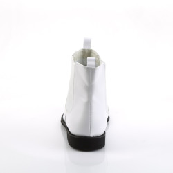 Funtasma TROOPER-12 White Vegan 70s Disco Boots Men
