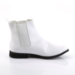 Funtasma TROOPER-12 White Vegan 70s Disco Boots Men