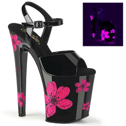 Pleaser XTREME-809HB Neon Exotic Pole Dance High Heels