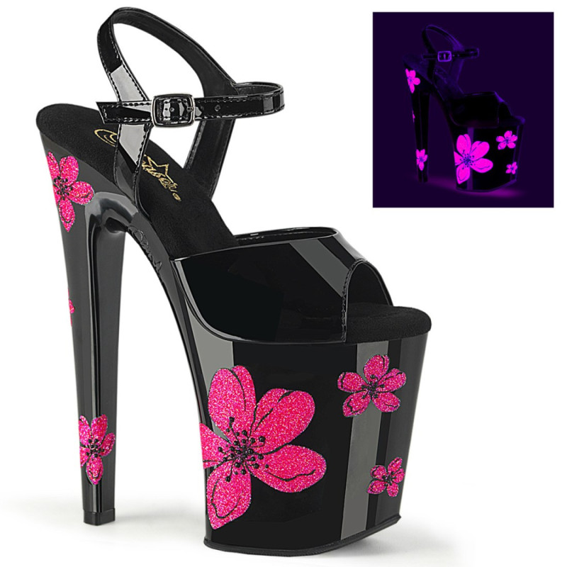 Pleaser XTREME-809HB Neon Exotic Pole Dance High Heels Pleaser XTREME-809HB Neon Exotic Pole Dance High Heels