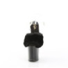 Pleaser FLAMINGO-808FUR Black Fur High Heels Pole Shoes