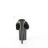 Pleaser FLAMINGO-808FUR Black Fur High Heels Pole Shoes