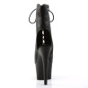 Pleaser ADORE-1016 Black Vegan Leather Ankle Boots