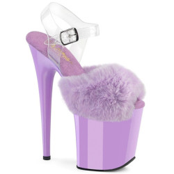 Pleaser ADORE-1016 Lavender Patent Women Ankle Boots