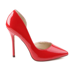 Pleaser AMUSE-22 Red Patent Sale Women